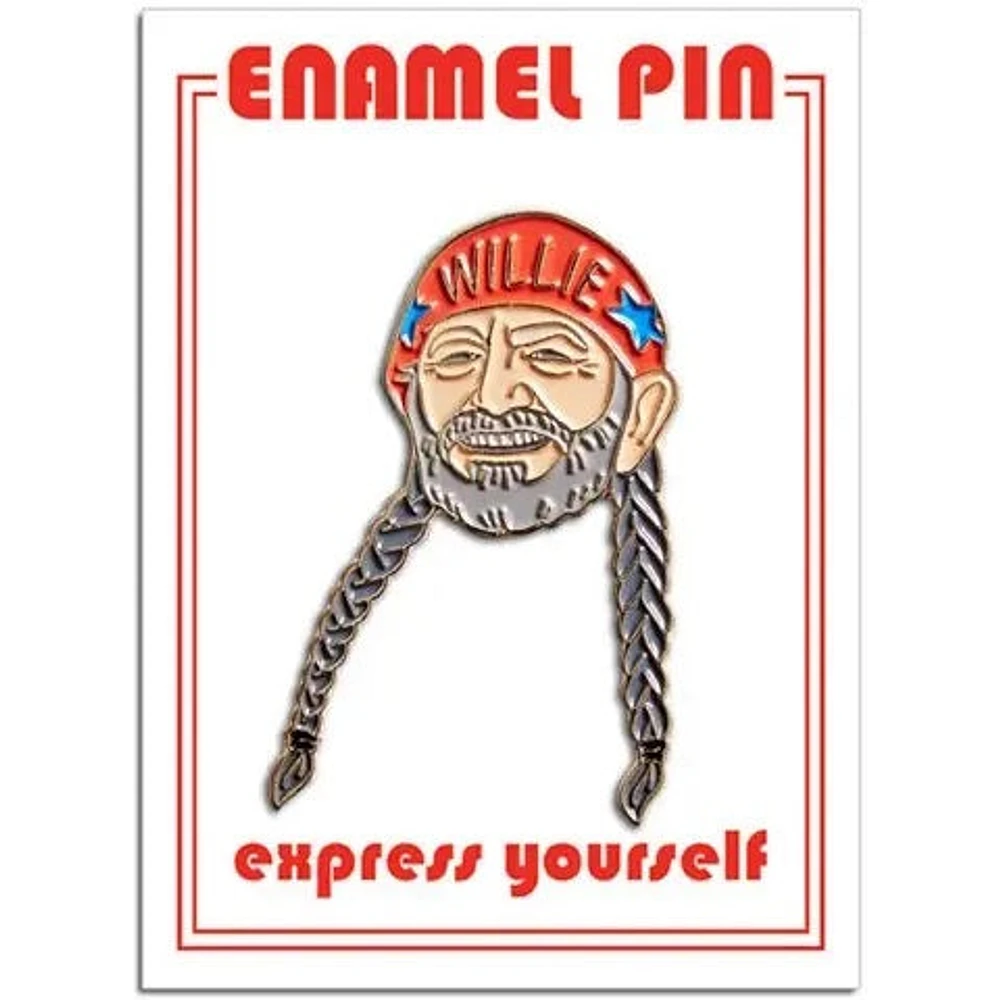 Willie Nelson Pin