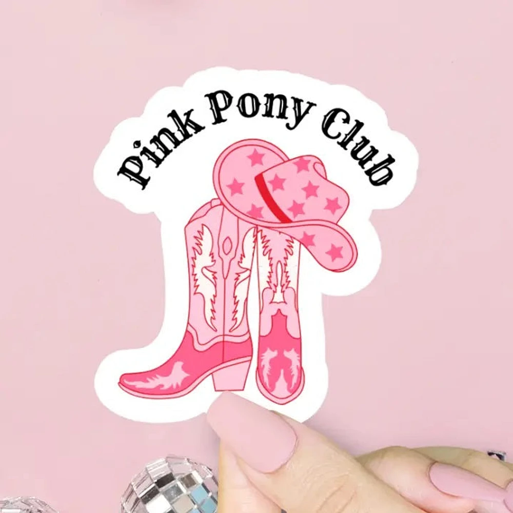 Club Pony Rosa Pegatina