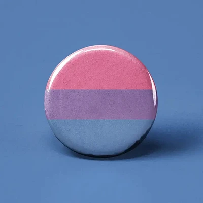 Botón de bandera bisexual