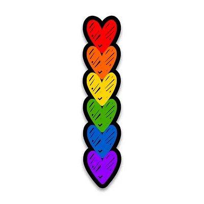 Pride Hearts Sticker