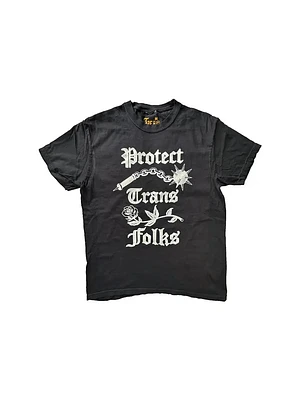 Protégez le T-shirt Trans Folk