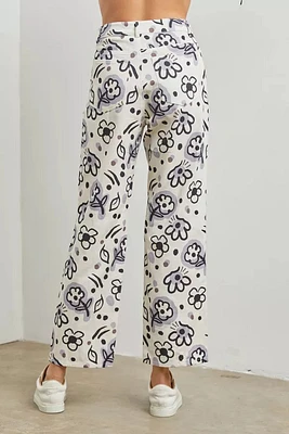 Floral Print Pants