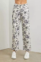 Floral Print Pants