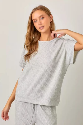 Textured Knit Top