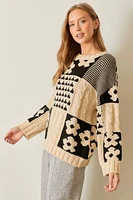 Pull en jacquard