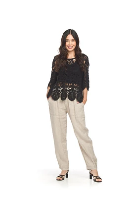Open Knit Cardigan Style Sweater
