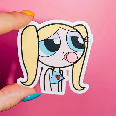 Puff Girl Bubbles Sticker