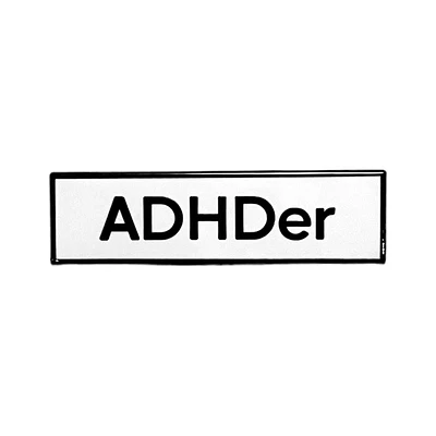 ADHDER Enamel Pin