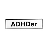 ADHDER Enamel Pin