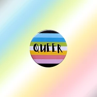 Queer Rainbow Flag Pin