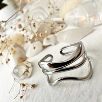 Onda Triple Wavy Adjutable Ring