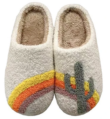 Cactus Rainbow Slippers