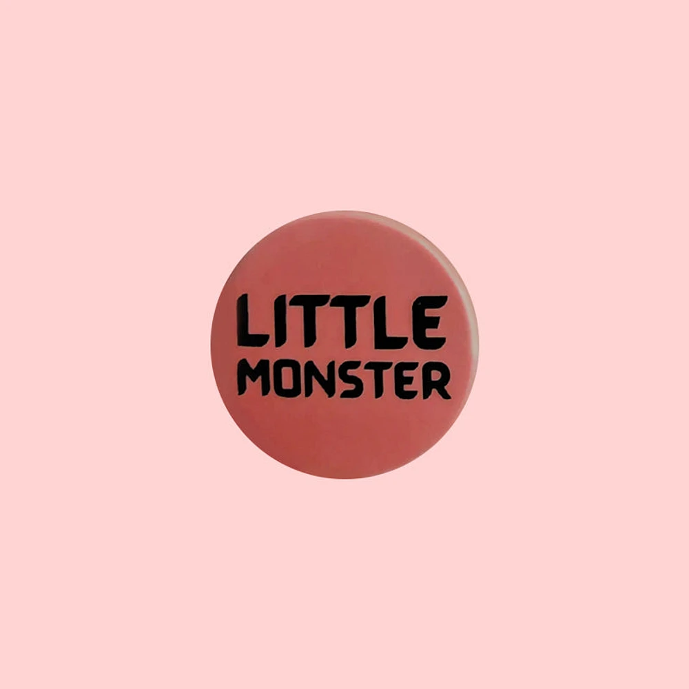 Red Little Monster Lady Gaga Pin