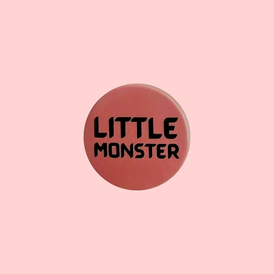 Red Little Monster Lady Gaga Pin