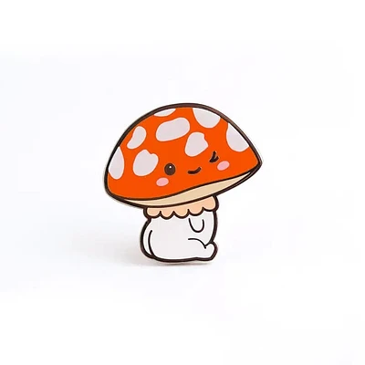 Red Mushroom Pin