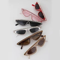 Bedazzled Brownline Frame Sunglasses