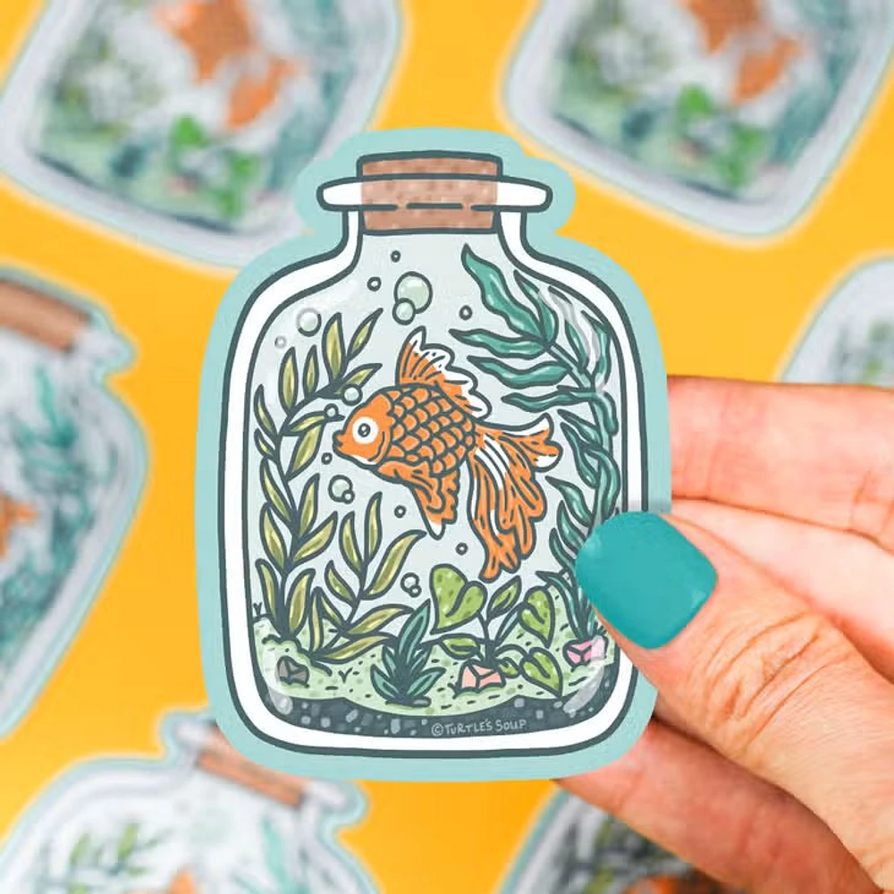 Aquatic Goldfish Terrarium Jar