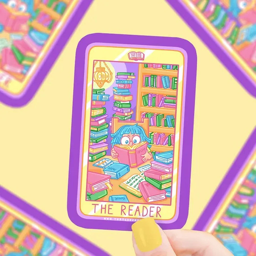 The Reader Tarot Card Sticker