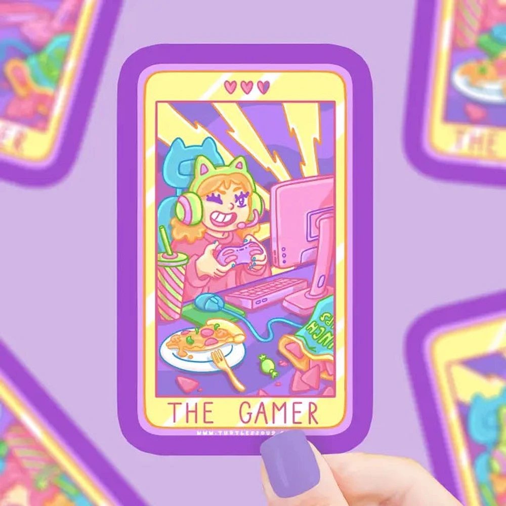 La carte de tarot du joueur Sticker