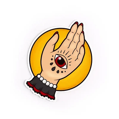 Mystic Hand Sticker