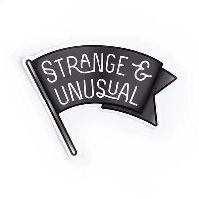 Strange & Unusual Sticker