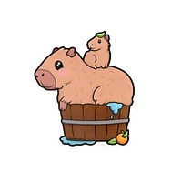 Capybara Cutie Sticker