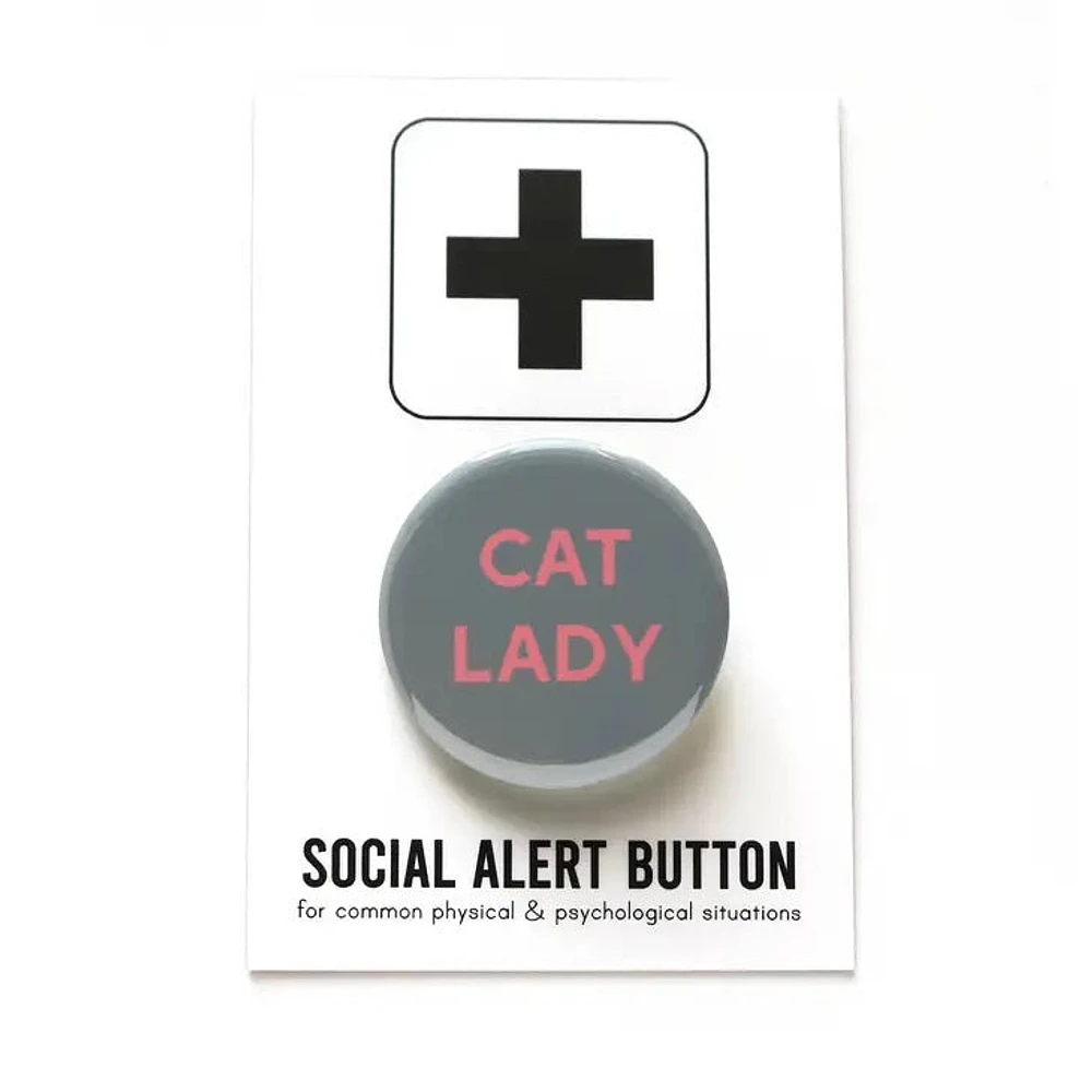 Cat Lady Button