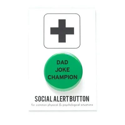 Dad Joke Champion Button