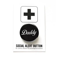 Daddy Queer Lgbtq+ Pinback Button