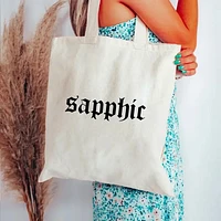 Sapphic Tote Bag Beige