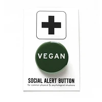 Botón pinback vegano