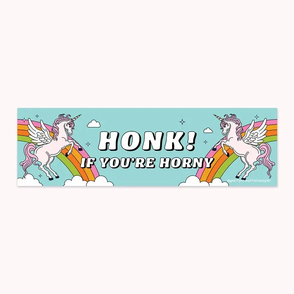 Honk If Ur Honry Bumper Sticker