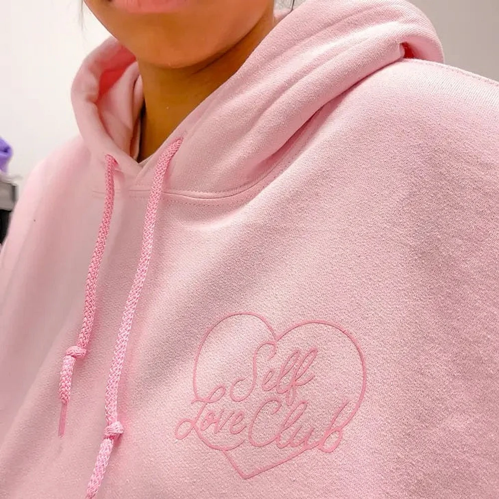 Sudadera con capucha de amor propio