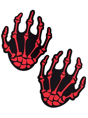 Blood Red Skeleton Hands