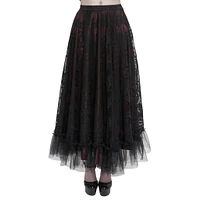 Gothic Maxi Lace Skirt