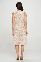 Mushroom Maadow Floral Dress