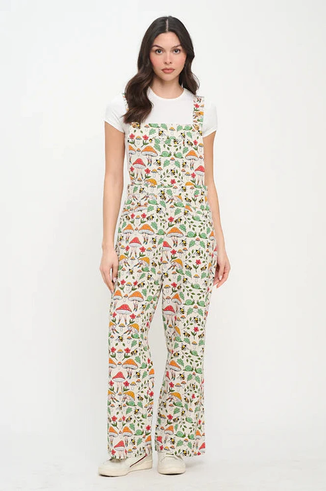 Mushrooms Wonderland Overalls