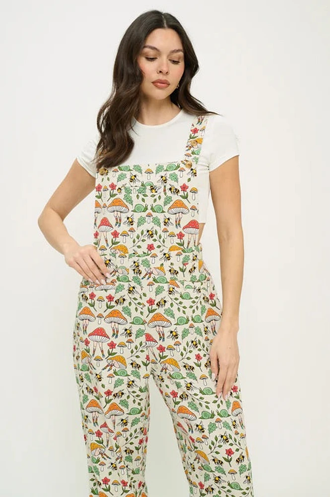 Mushrooms Wonderland Overalls
