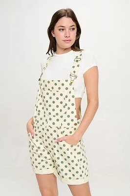Retro Polka Dot Shortalls