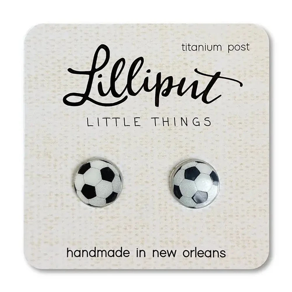 Soccer Ball Earrings