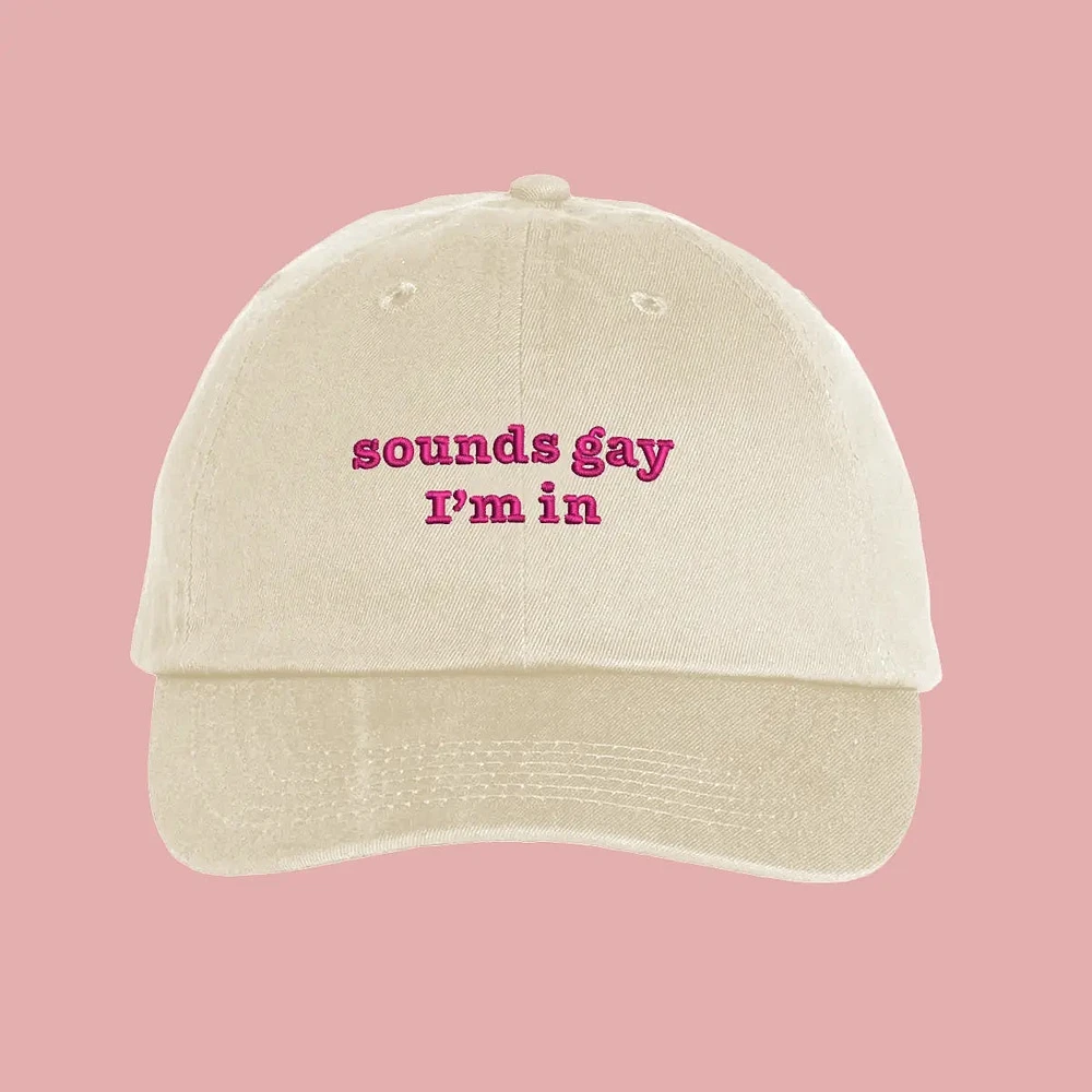 Sounds Gay Cream Chino Cap