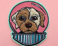 Space Dog Chenille Patch