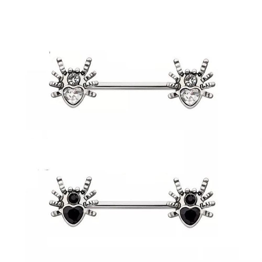 Spider Bez Gems Nipple Barbell