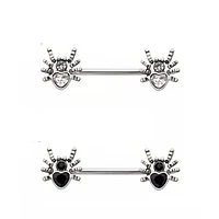 Spider Bez Gems Nipple Barbell