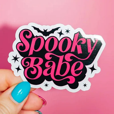 Spooky Babe Sticker