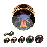 Prong Jewel Front Steel Machinehead 0g - 7/8