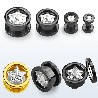 Star Gem Machinehead 0g - 7/8