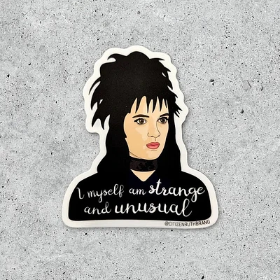 Lydia Beetlejuice Sticker