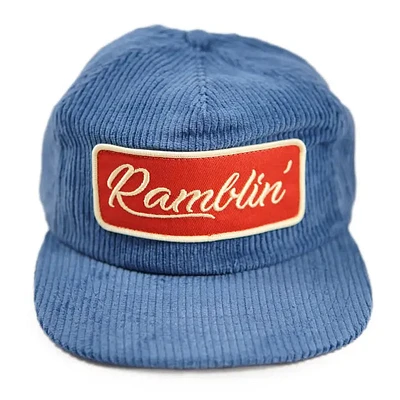 Corduroy Ramblin' Hat Smokey Blue