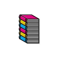 Pansexual Pile of Books Waterproof Lgbtq+ Sticker